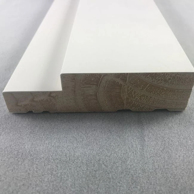 Superb White Gesso Coated Wood Door Frames For Doors