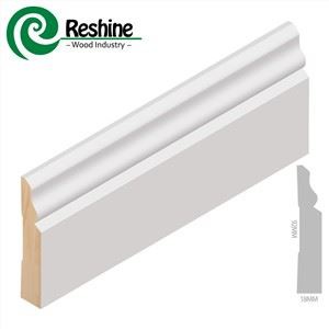 화이트 프라이밍 우드 몰딩